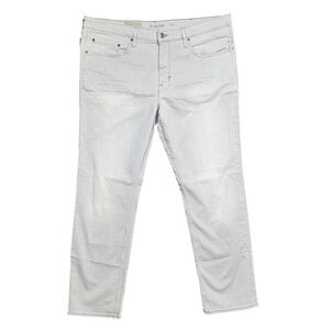 Goodfellow Co Jeans Slim Lightweight Denim‎ Men's 40x30 Light Gray Total Flex
